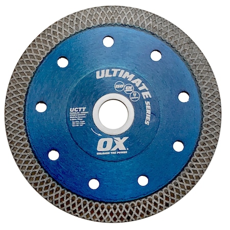 Ox Tools Ultimate Porcelain Fine Turbo 7'' Diamond Blade - 7/8'' - 5/8'' Bore OX-UCTT-7